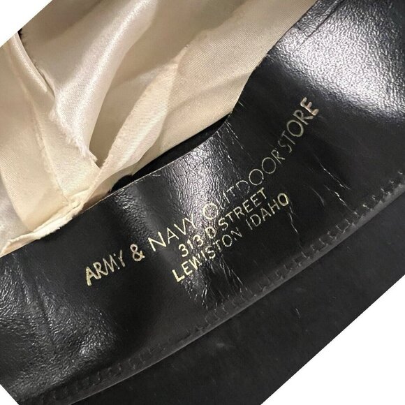 “New West” by Bailey Wool Felt Black Cowboy Hat Size 6 7/8 USA Long Oval - Picture 6 of 8